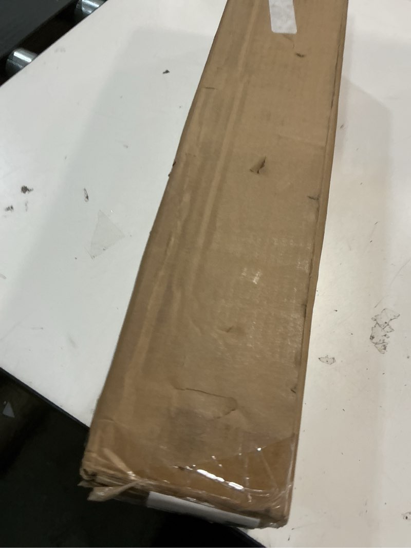 Condition photo showing New/Like New for lazblinds no-drill cordless roman shade - light filtering natural wood, easy install bamboo blind for windows 30" w x 48" h, malay walnut malay walnut 30"w x 48"h
