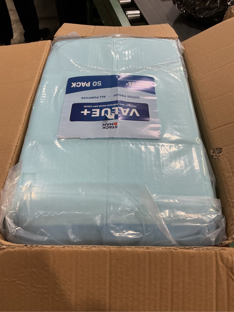 Condition photo showing New/Like New for Chucks Pads Disposable Adult Underpads [100-Pack] 30"x36" XXL Extra-Large Super-Absorbent Incontinence Bed Pads – Mattress Protector Pee Pads for Adults, Kids & Pets – Bed Protection & Training 30" x 36"