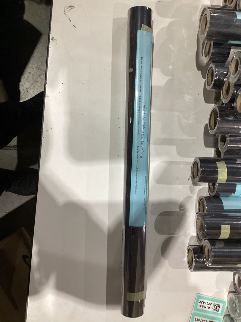 Condition photo showing New/Like New for Coavas One Way Window Privacy Film See Out Not in Heat Blocking Window Tint for Home Reflective Sun Blocker House Removable Window Insulation Non-Adhesive Anti-UV Window Coverings Black,17.5 x118.1in