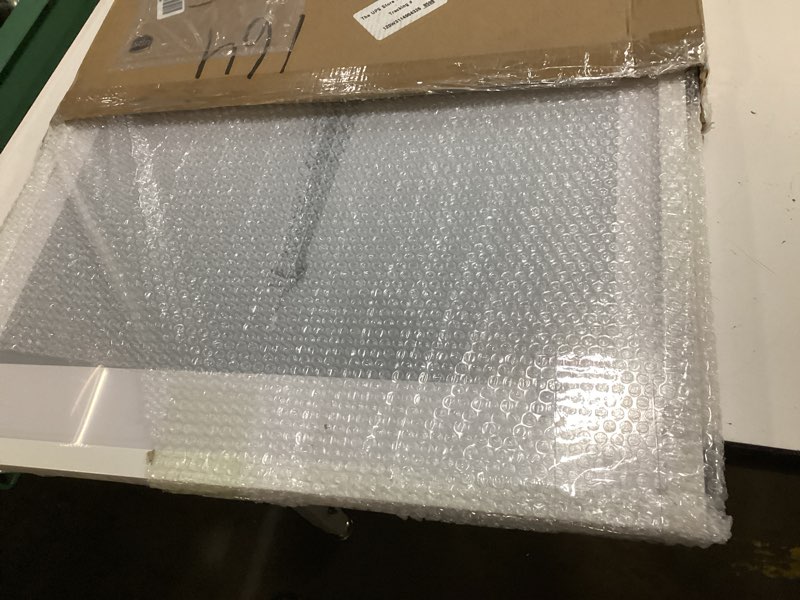 Condition photo showing Good Condition for upsimples 18x24 picture frame, display pictures 16x20 with mat or 18 x 24 without, wall hanging poster frames, white, 1 pack white 18x24