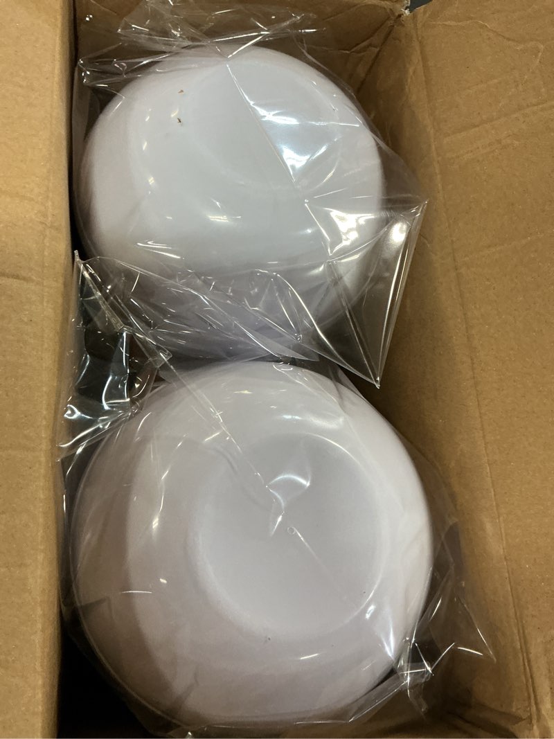 Condition photo showing Good Condition for bucla 50 pack white plastic serving bowls - 24oz disposable bowls for salad, cereal, dessert, fruit & chip - ideal for wedding & party white 24oz