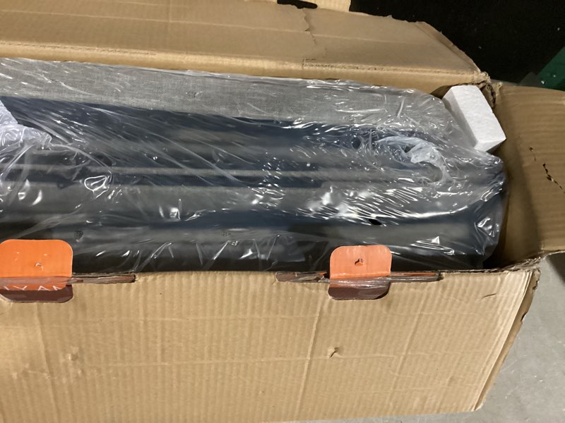 Condition photo showing Good Condition for Dog Stairs with Storage 23" H, 4-Step Wider Dog Steps for High Beds Window, Folding Sturdy Pet Stairs Gift for Injured Old Dogs Cats, Ramp for Climbing Car Up to 200 lbs,(Gray, No Condo) Gray 4 Steps no Condo(43"D x 17"W x 23"H)