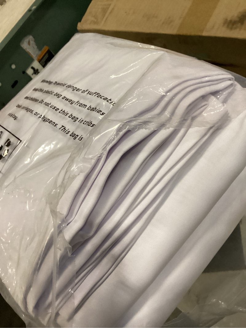 Condition photo showing Good Condition for bgment greyish white 100% blackout curtains for bedroom 63 inch length 2 panels set, thermal insulated full light blocking grommet noise cancelling window curtains for nursery, 60 inch wide each greyish white 60"w x 63"l (pack of 2)