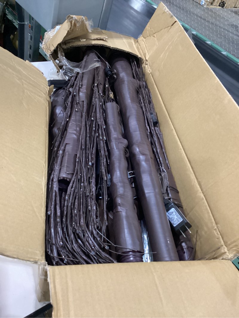 Cofiyard 3 Pack Christmas Tree 4 Ft, 6 Ft and 8 Feet, Outdoor Christmas Decorations Tree with Warm W