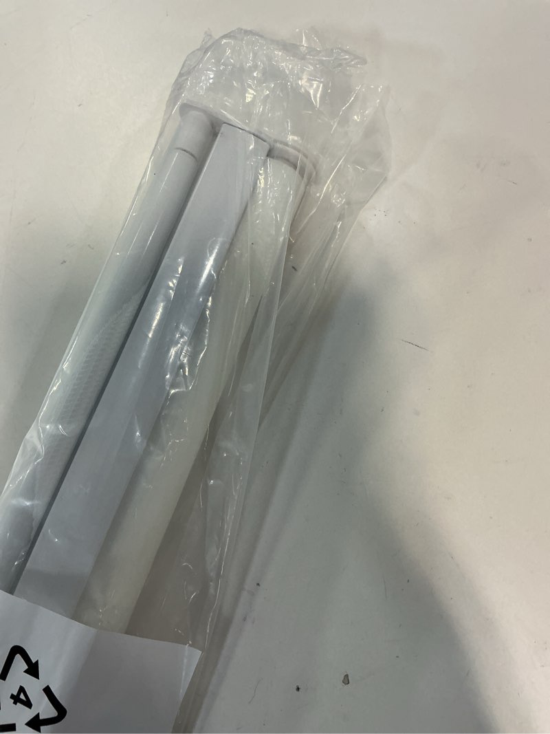 Condition photo showing Good Condition for LazBlinds No Drill Cordless Zebra Blinds for Indoor Windows, Dual Layer Light Control Roller Shades for Day and Night, Light Filtering Sheer Shades for Home, 23" W x 48" H, White White 23" W x 48" H