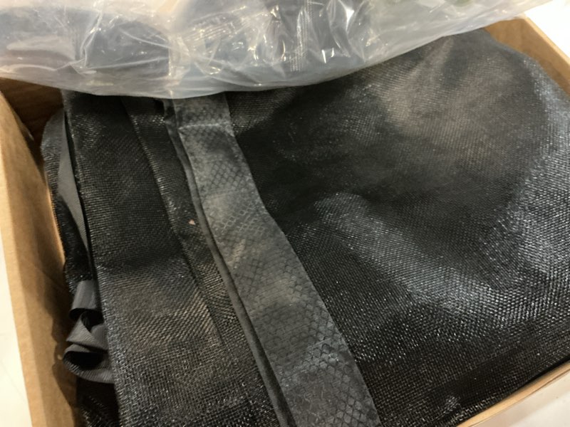 Condition photo showing Good Condition for garage door screen for 2 car garage 16x8ft, magnetic screen garage with retractable fiberglass mesh and heavy duty weighted bottom, easy assembly & pass, hands free screen door kit fit 16*8ft garage door