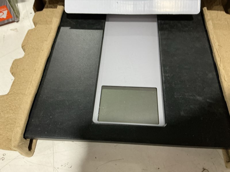 Condition photo showing As Is for taylor digital black and white capped glass scale