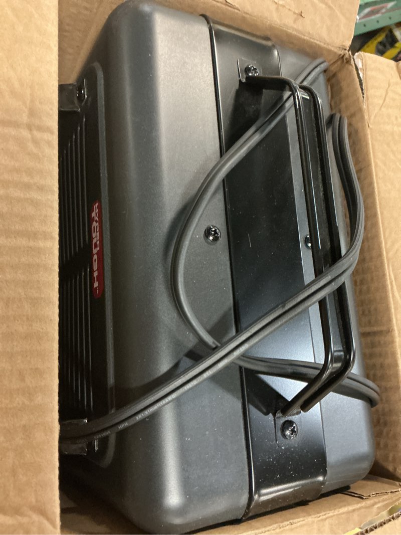 Condition photo showing As Is for hyper tough 1500w utility space heater