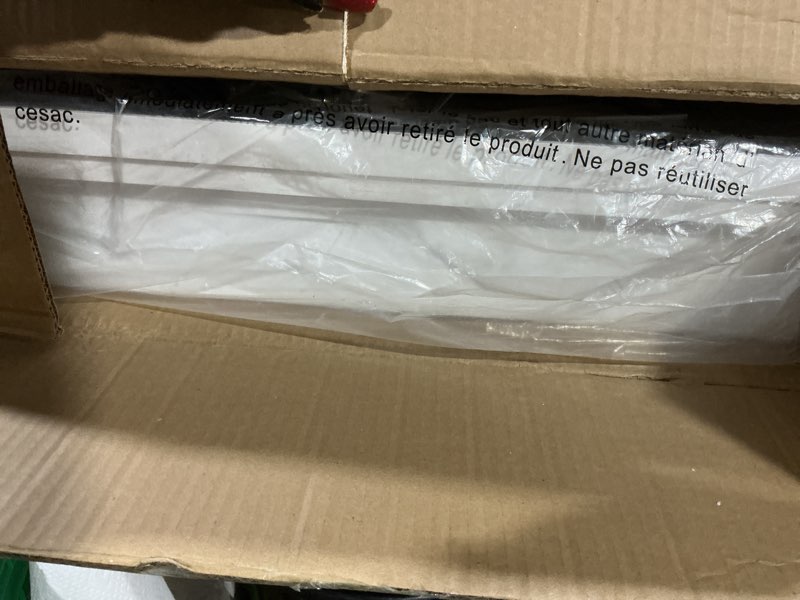 Condition photo showing New/Like New for Keonjinn 24” x 30” White Bathroom Medicine Cabinets with Mirror Recessed or Surface Wall-Mounted Aluminum Alloy Metal Framed Beveled Bathroom Mirror, Large Single Door Farmhouse Storage Cabinet Mirror White Mirror: 24x30 IN