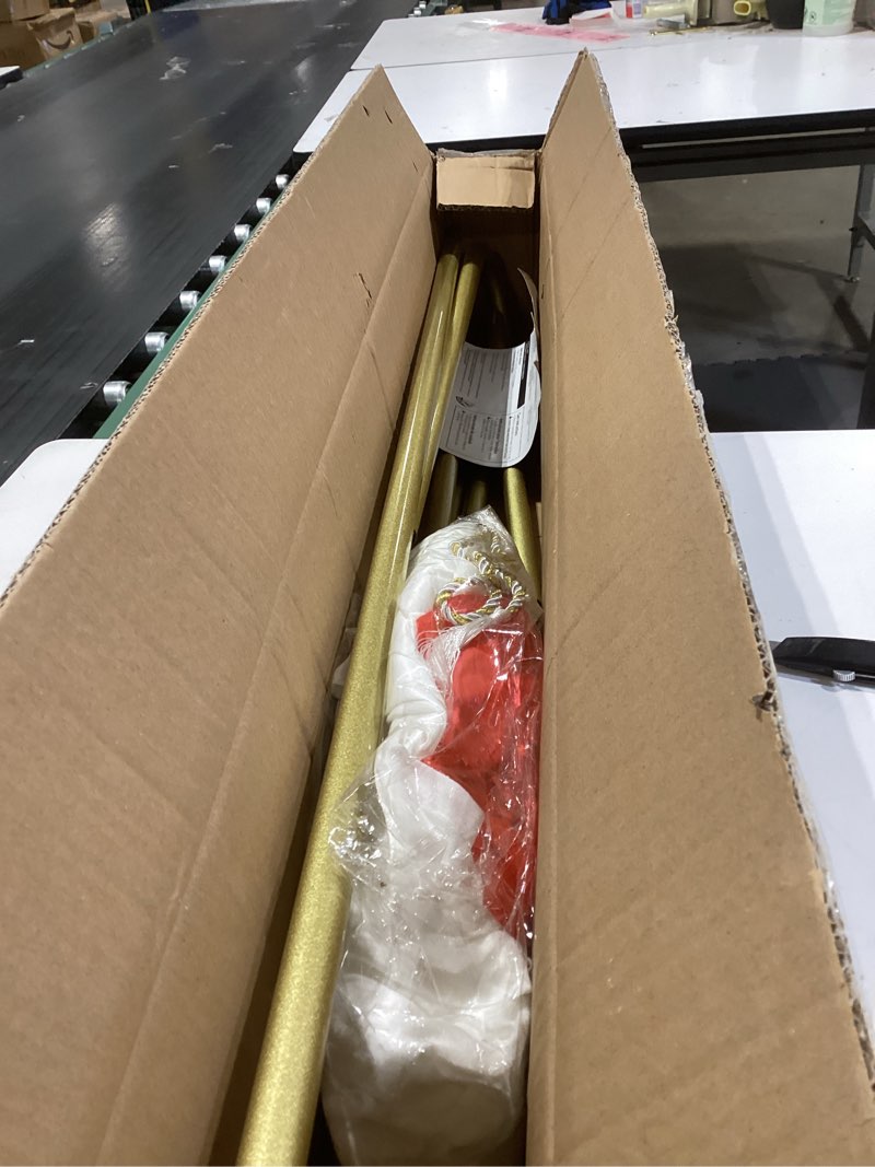 Condition photo showing Good Condition for U-Shape Privacy Partition Curtains, Wall-Mounted Room Divider with Metal Support, 6.56ft Medical Curtain for Bedroom, Beauty Salon, Fitting Room, DIY Setup