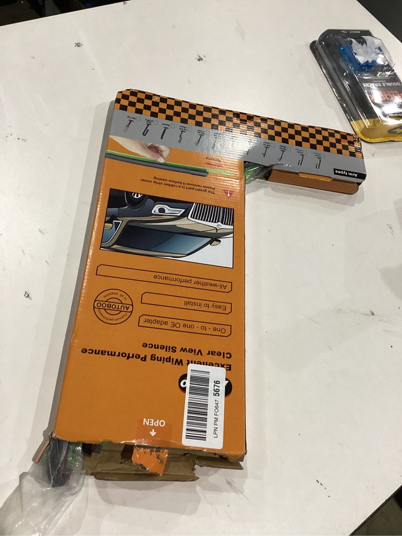 Condition photo showing New/Like New for autoboo 26" and 16" windshield wipers blades (pack of 2),oem quality premium all-seasons wiper blades,stable and quiet armor wiper blades 26" + 16"(pair for front windshield)