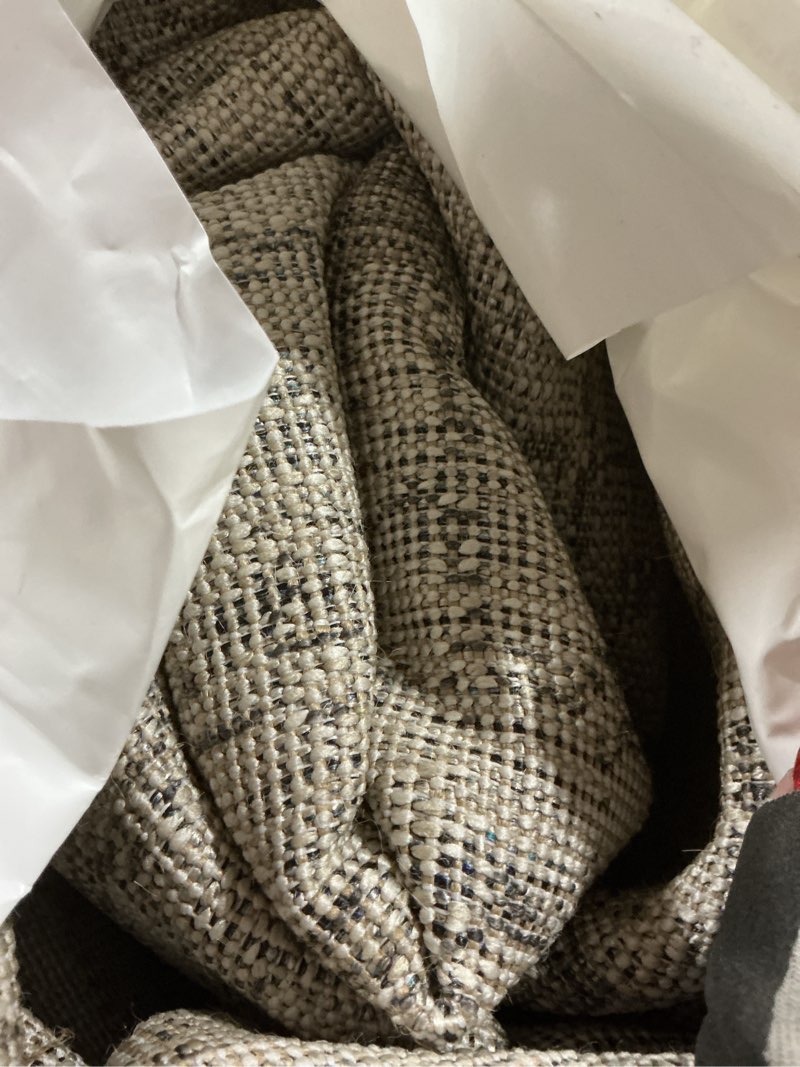 Condition photo showing As Is for Loloi II Darby Collection DAR-04 Ivory/Stone 9'-2" x 13' Area Rug