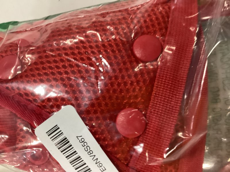 Condition photo showing New/Like New for kuoser small dog cone collar after surgery, soft cone for dogs to stop licking, breathable pet recovery collar comfortable elizabethan collars, adjustable protective dog cones for small dogs, red s s (neck: 9.4"- 11.8") red