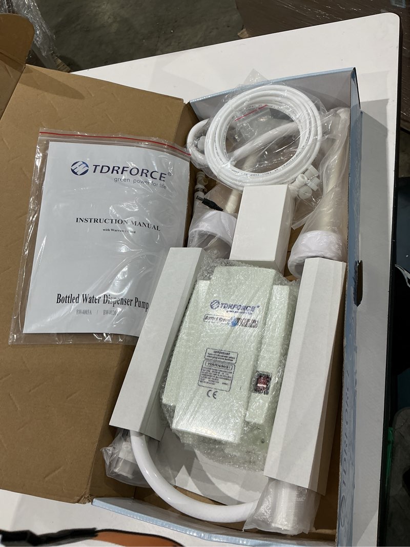 Condition photo showing Good Condition for bottled water system with singel water inlet bottled water dispenser one tube for refrigerator ice-maker coffee brewer 3.8l