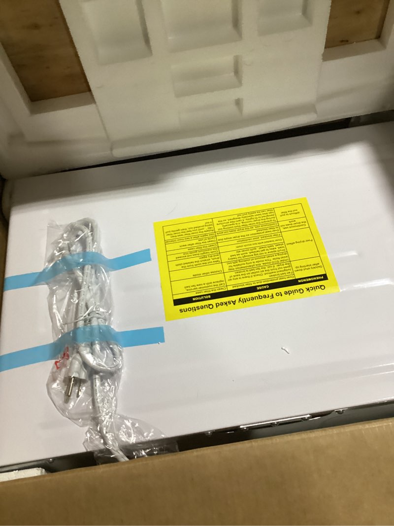 Condition photo showing Good Condition for black+decker 2.65 cu. ft. capacity white electric dryer