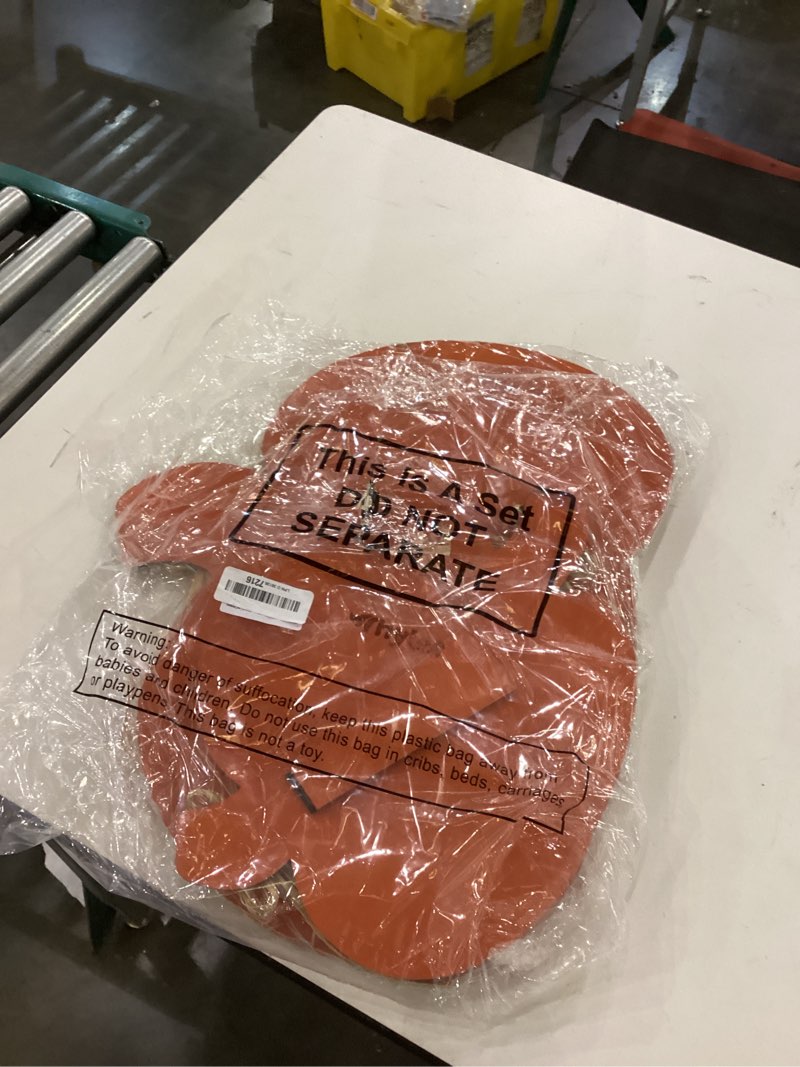 Condition photo showing New/Like New for Thyle 3 Pcs Thanksgiving Outdoor Pumpkin Porch Standing Fall Decor DIY Holiday Spice Table Centerpieces Autumn Wood Ornaments for Front Door Kitchen Farmhouse Garden Patio (Orange)