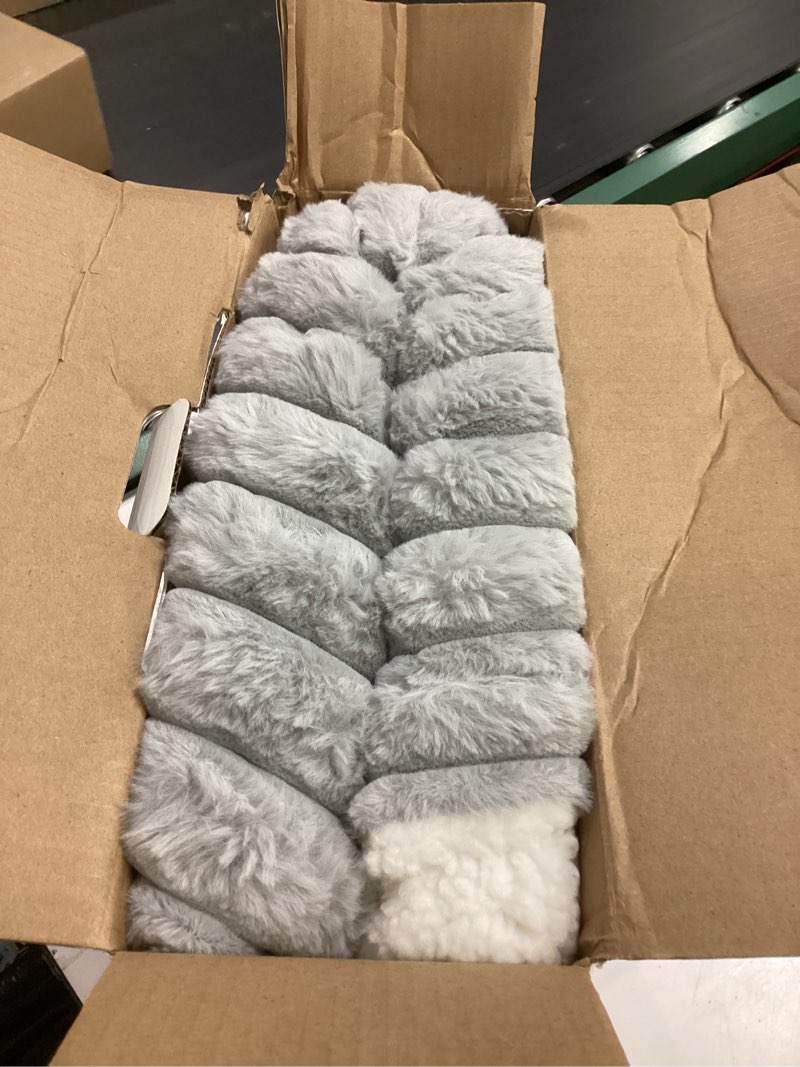 Condition photo showing Good Condition for sealy electric blanket throw size 50\"*60\",super cozy faux fur to sherpa reversible heated blanket throw with 6 heating levels & 2-10 hours auto off overheating protection machine washable,grey light grey throw size 50\" x 60\"