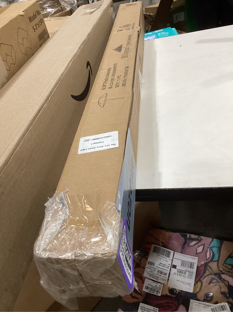 Condition photo showing As Is for patio umbrella