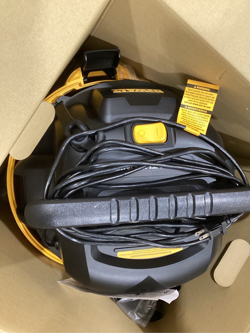 Condition photo showing Good Condition for dewalt stealthsonic quiet 12-gallon 5.5-hp corded wet/dry shop vacuum with accessories included