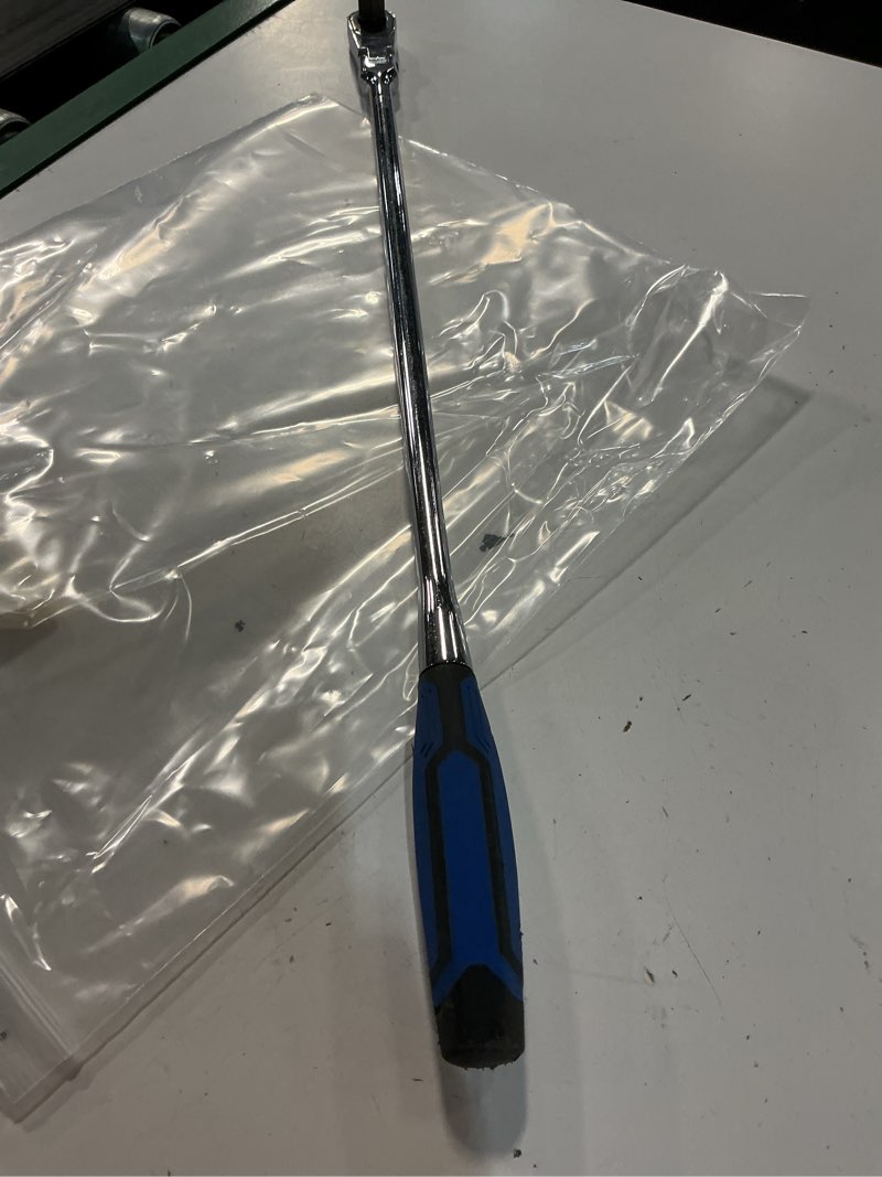Condition photo showing As Is for kobalt 72-tooth 1/2-in drive comfort grip handle flexible head ratchet