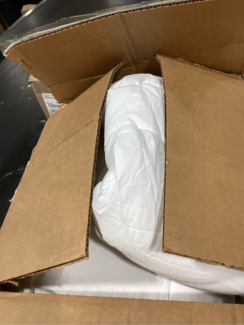 Condition photo showing Good Condition for bedsure comforter duvet insert - quilted comforters twin size, all season duvet, gentlesoft down alternative bedding, with 8 tabs, gifts for women/men, white, twin 88 x 68 inches white twin