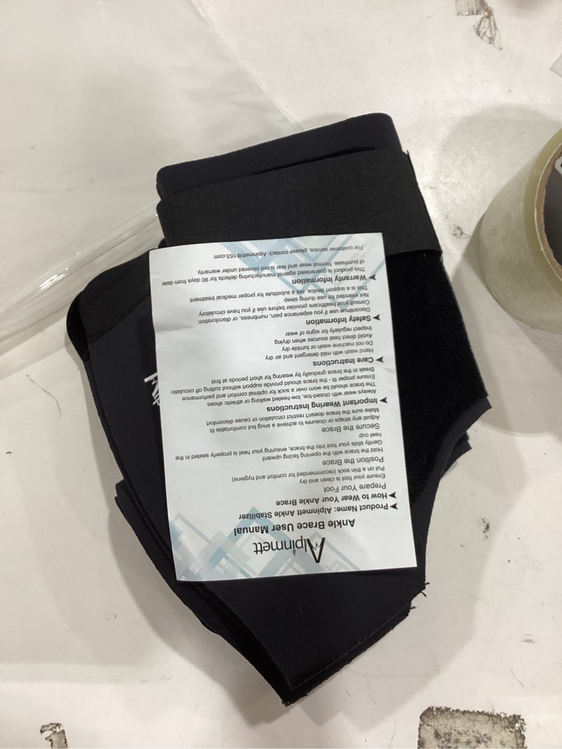 Condition photo showing Good Condition for 2-Pack Ankle Support Brace for Men & Women, Compression Ankle Wrap with Dual-Sided Stabilizers, Adjustable X-Strap & Open Heel for Sprain Recovery, Joint Stability & Sports Injury Relief