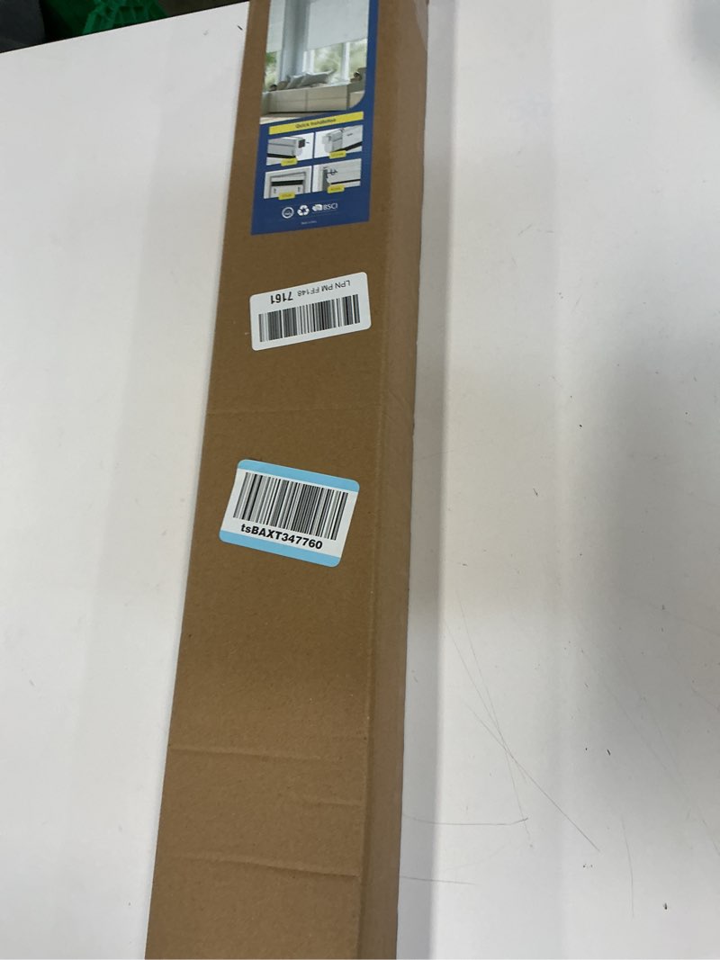 Condition photo showing New/Like New for Smart Motorized Blinds with Remote, Cordless No-Drill Automatic Roller Shades, Blackout Electric Blind for Windows, White, 31.5 x 72 31.5"W x 72"H White