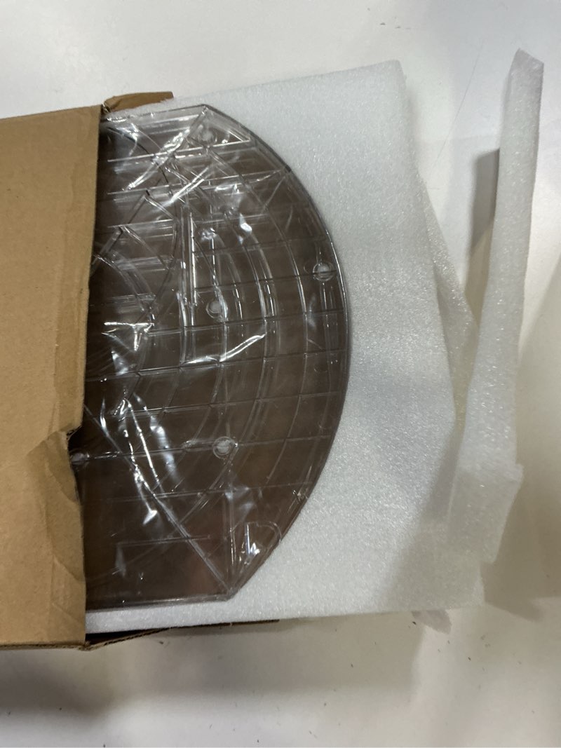 Condition photo showing Good Condition for firjoy lazy susan turntable for refrigerator, square turntable organizer for fridge cabinet, pantry, countertop | 16.5" x 11.1" (rectangle 2 pack - clear) rectangular 16.5" x 11.1" clear - 2 pack