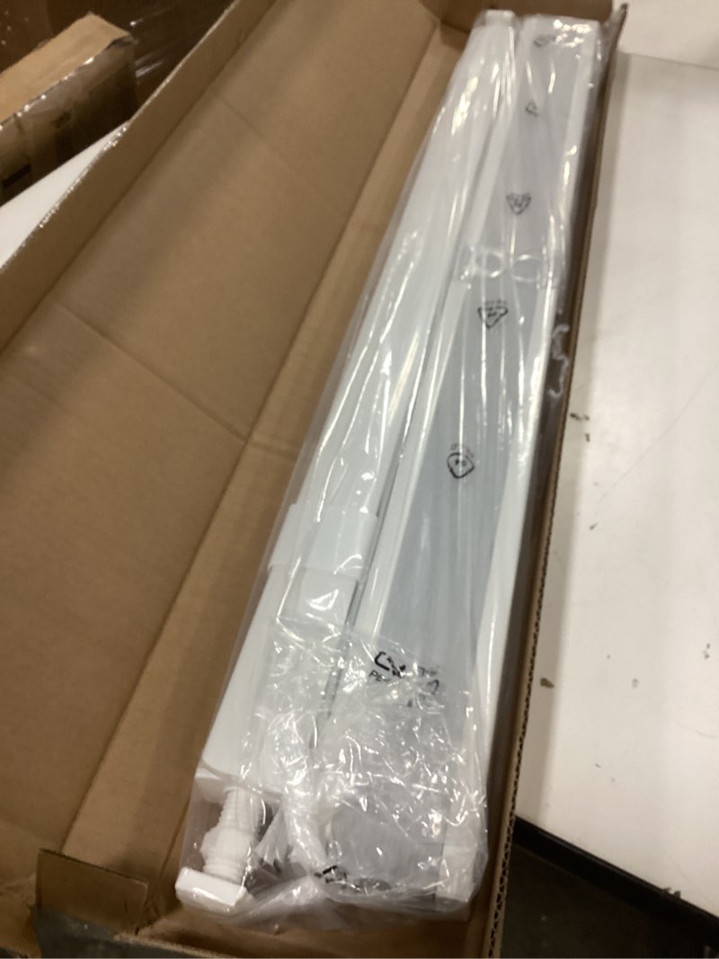 Condition photo showing Good Condition for LazBlinds No Tools No Drill Cordless Cellular Shades, Top Down Bottom Up (TDBU) Honeycomb Shades for Home, Blackout Light Blocking Thermal Insulation Blinds for Windows, 32" W x 64" H, White Blackout - White 32" W x 64" H