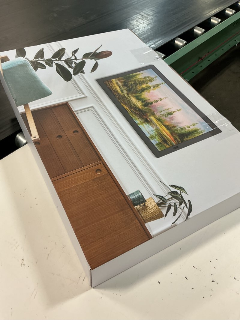 Condition photo showing New/Like New for fangor 21.5" large digital picture frame 64gb, wifi photo frame 1920x1080 fhd ips display with remote control, auto-rotate, wall mounted, share photos/videos via uhale app/usb/sd (no touch screen)