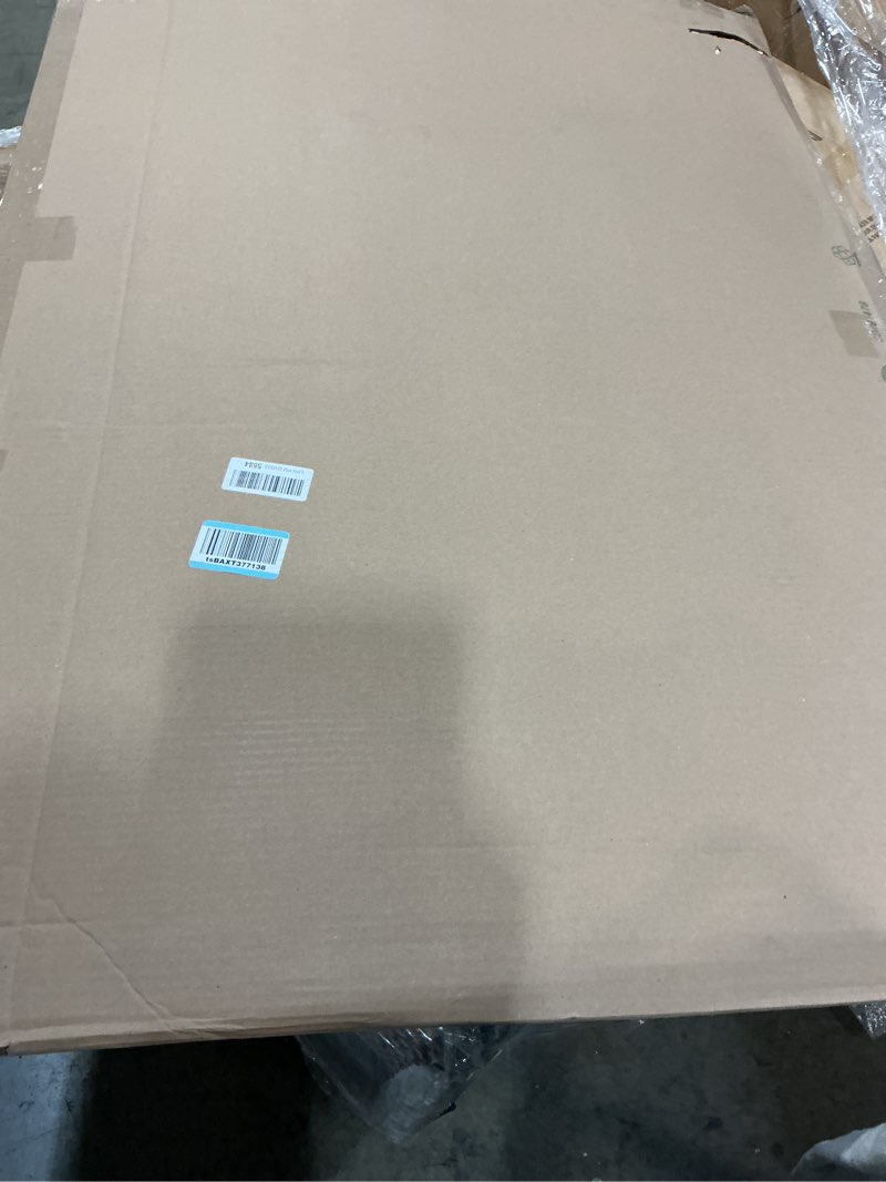 Condition photo showing As Is for lumizone extra tall cat gate 55.12" high pressure mounted extra wide 2025 new (17 sizes) 1.37" gap no drilling auto-close one-handed operation tall pet gate for dogs(white, 55.12" h x 26.18"-29.91" w) 55.12" h-white 26.18"-29.91" w