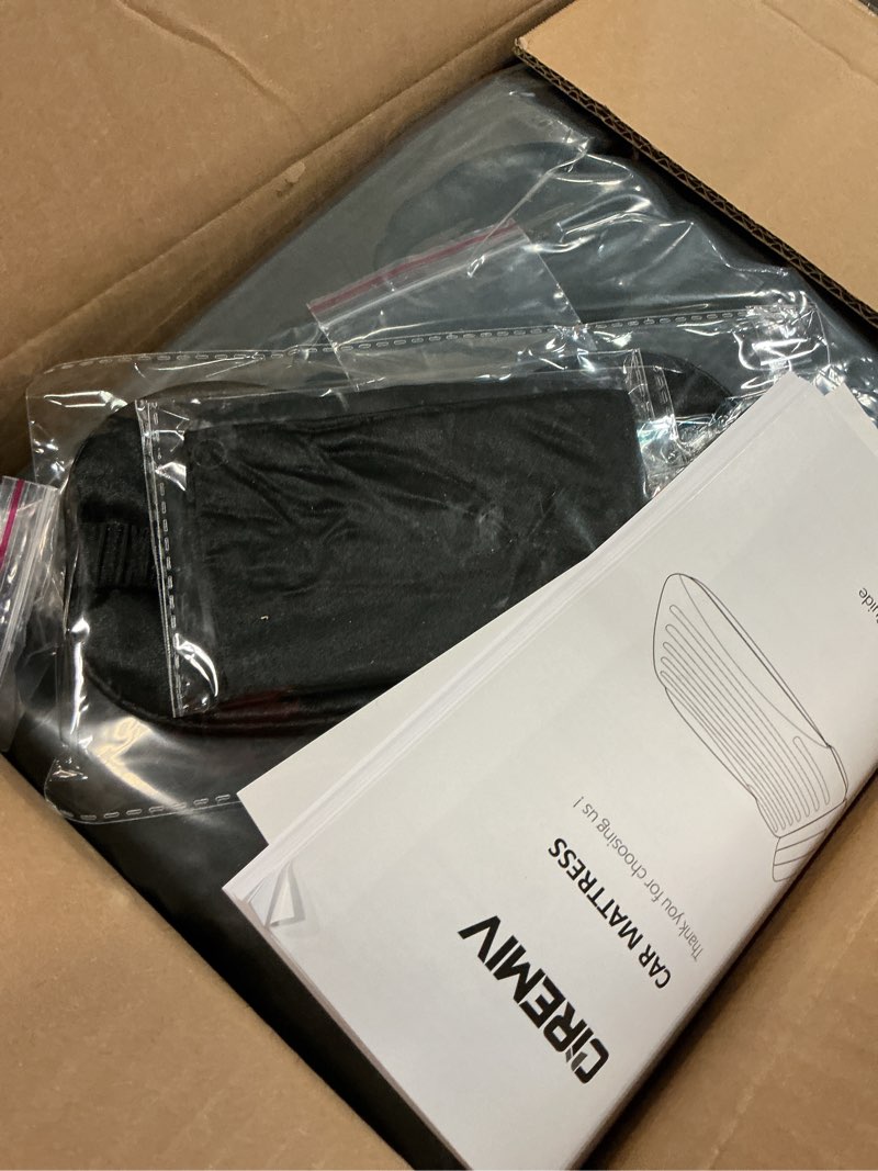 Condition photo showing New/Like New for suv air mattress with double-sided-thick flocked/complete sleeping accessories/car mattress with pump & pillow/car air mattress for auto camping,road trip,double-sided flocking green+charcoal