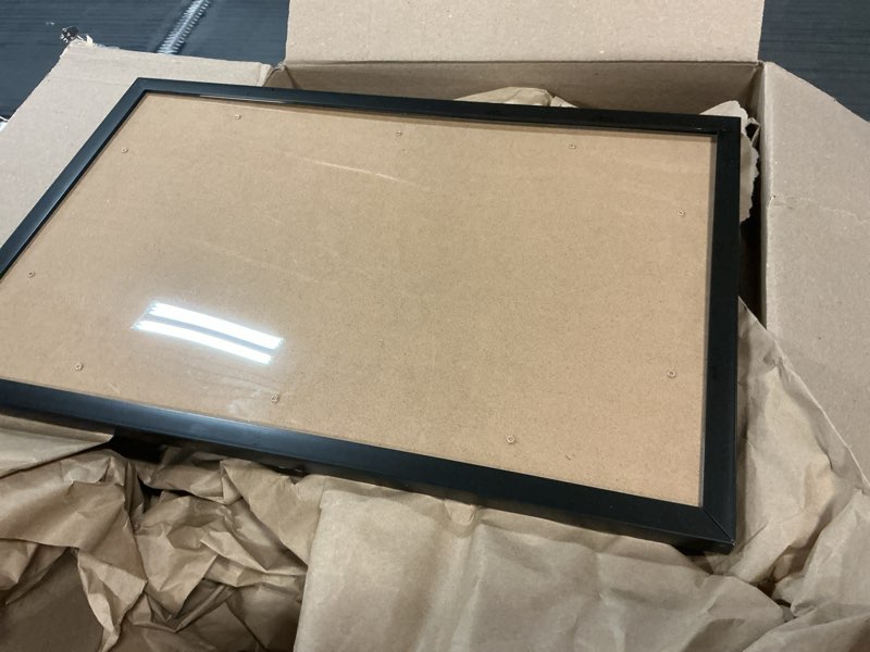 Condition photo showing Good Condition for HUKONHEP 12x19 Black Picture Frames, Photos Frame with Plexiglass, Wall Gallery Photo Frames, Horizontal and Vertical for Wall Mounting, Home Office Decoration 12"x19"
