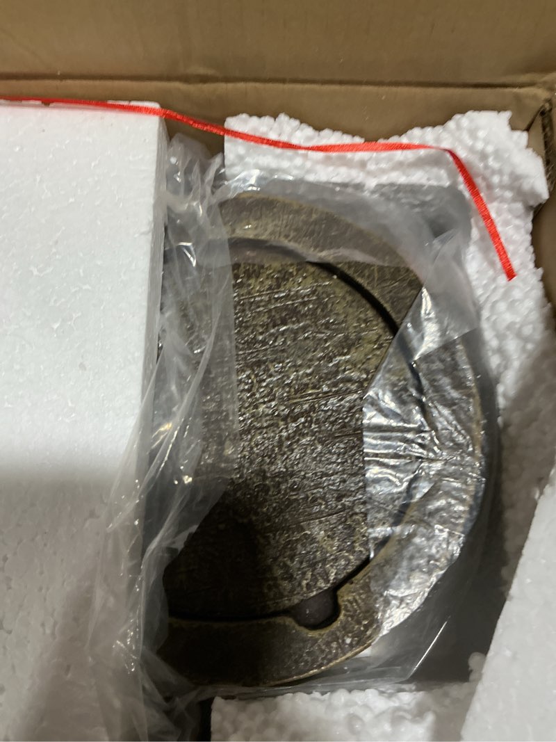 Condition photo showing Good Condition for Sunnydaze Winding Showers Tabletop Water Fountain - 13 Inch Relaxing Indoor Desktop Water Fountain with LED Lights - Office, Bedroom, Living Room