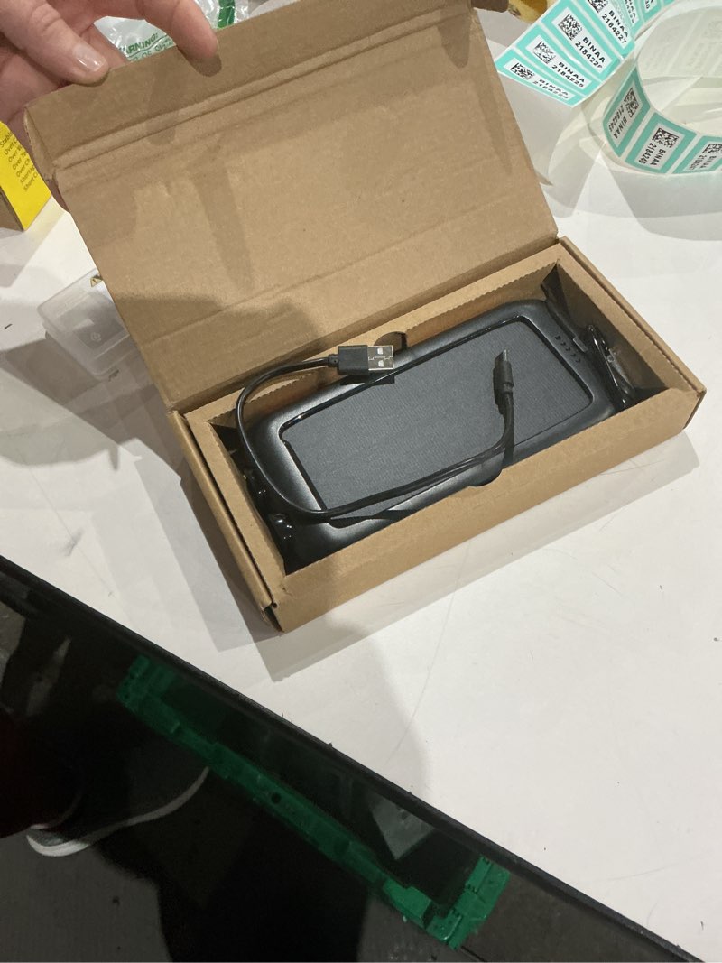 Condition photo showing As Is for Solar Charger Power Bank 49800mAh - Portable Fast Charging Power Bank with Type-C & Dual USB Ports, Compatible with iPhone, Samsung & More, Waterproof Solar Panel for Camping, Hiking, and Outdoor Use orange