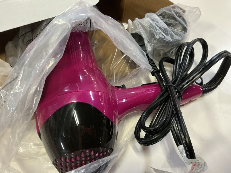Condition photo showing New/Like New for revlon perfect heat 1875 w hair dryer