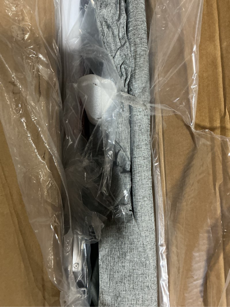 Condition photo showing Good Condition for Simmons Kids By The Bed City Sleeper Bassinet for Twins - Adjustable Height Portable Crib with Wheels & Airflow Mesh, Grey Tweed