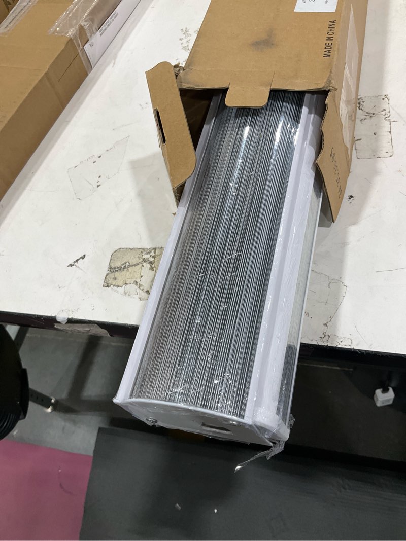 Condition photo showing Good Condition for window blind dual layer polyester zebra roller light filtering sheer shades window treatments privacy light control for day and night(w36 x h72(inch), grey) 36"w x 72"h grey