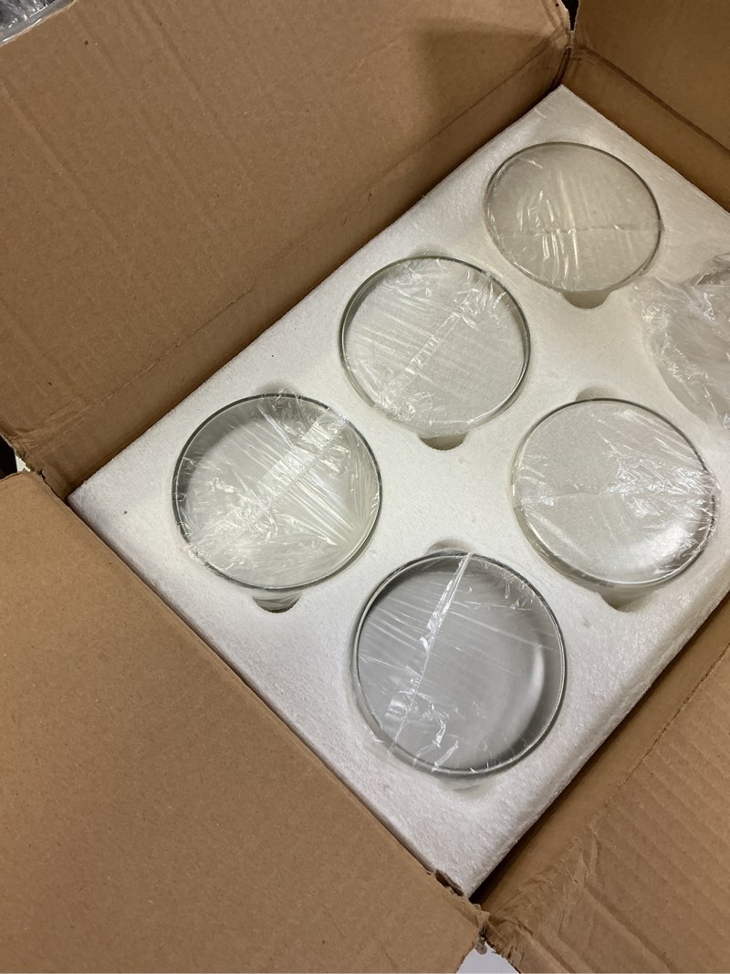 Condition photo showing Good Condition for 9 Pack Glass Cylinder Vase for Centerpieces, Clear Flower Glass Vases for Wedding Decorations, Hurricane Floating Candle, Holder for Table Centerpiece Wedding Home Décor 9  Pack Clear