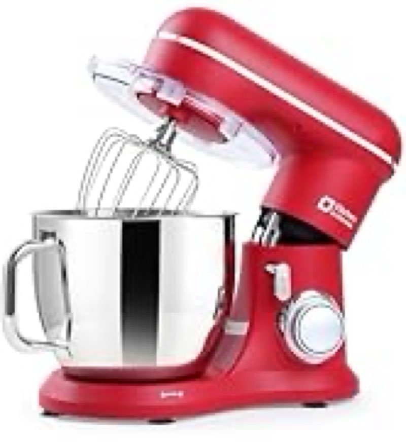Kitchen in the box 7QT 900W 10-Speed Stand Mixer, Tilt-Head Kitchen Electric Mixer with Dough Hook, 