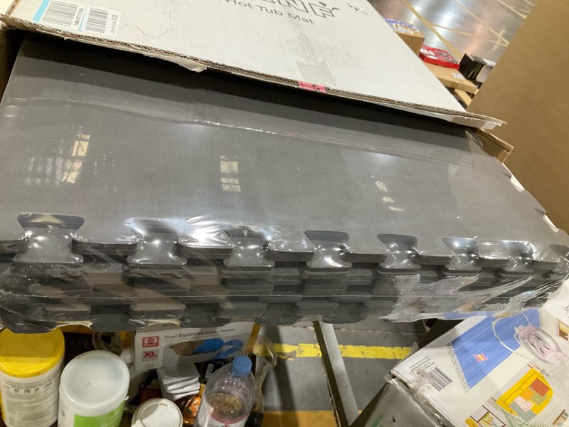 Condition photo showing Good Condition for 1/4" extra thick hot tub mat,85in large hot tub mat for inflatable tub,hot tub pad foundation,eva foam padding for indoor outdoor,inflatable hot tub accessories square-1/4"