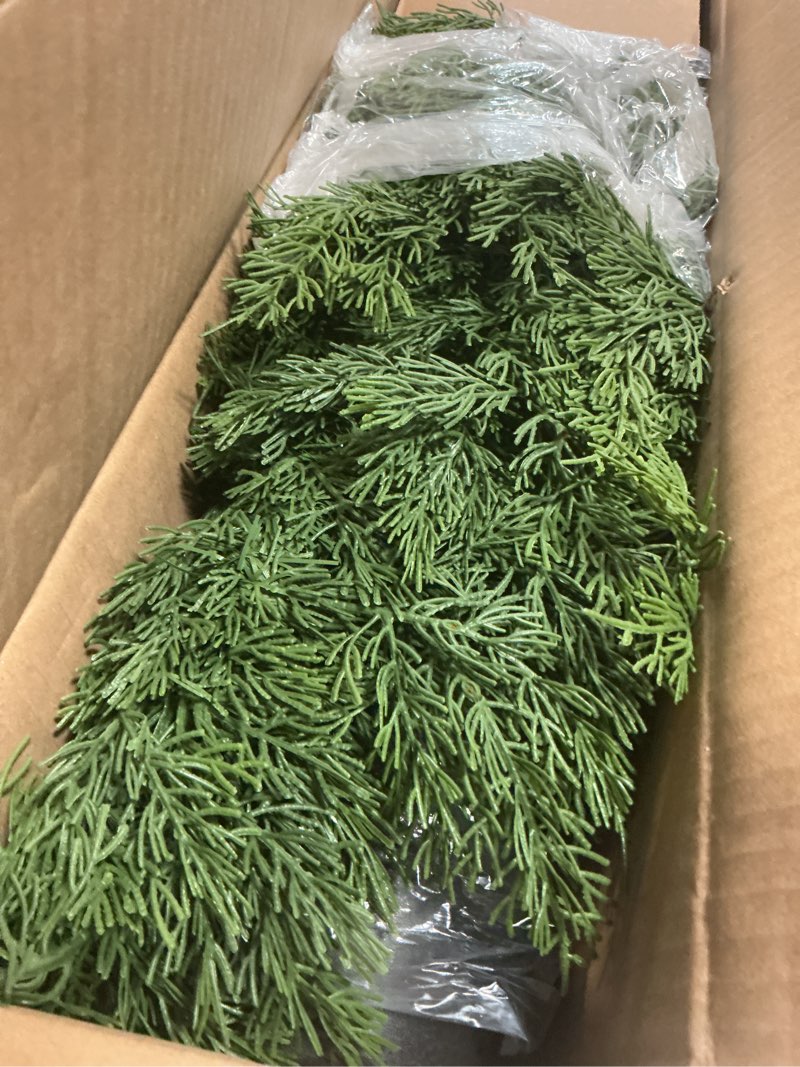 Condition photo showing New/Like New for 2ft artificial cedar topiary trees 2 pack,real touch cedar tree faux plants potted uv resistant evergreen tree for outdoor indoor door garden farmhouse home decoration 2ft 2