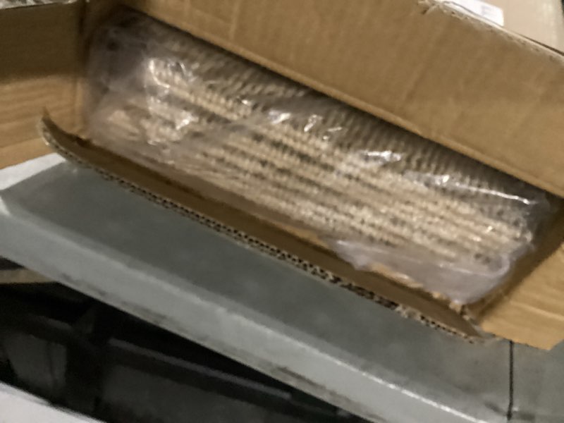 Condition photo showing New/Like New for Foldable Square Baskets Set of 4, Paper Woven Storage Cube Bins with Handles for Shelves Cubby Organizing (Natural, 13'' x 13'' x 13'') Natural 13'' x 13'' x 13''