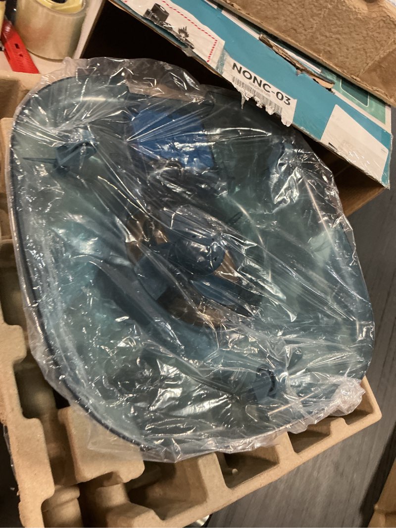 Condition photo showing As Is for Cordless Pool Leaf Vacuum & Skimmer with Telescopic Pole – 83GPM Suction, Rechargeable Pool Vacuum for Inground & Above Ground Pools, Hot Tubs, Spas – 6.6 Gallon Debris Bag