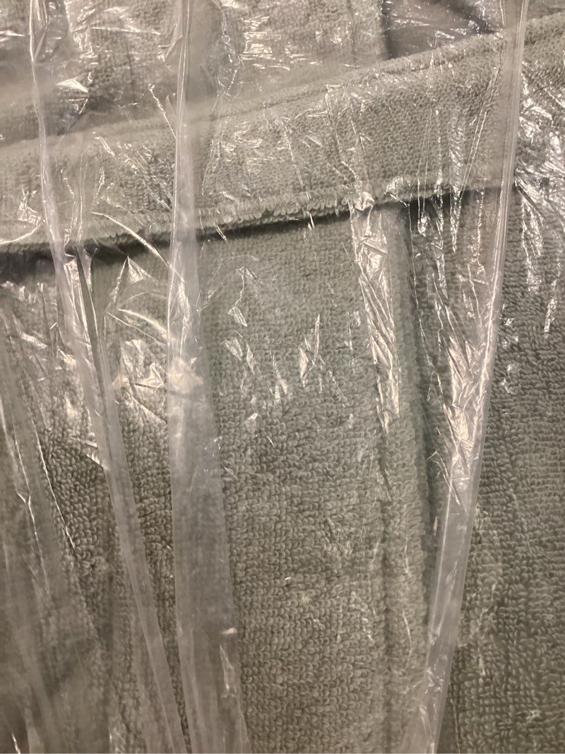 Condition photo showing Good Condition for turkish cotton terry robe, m, sage