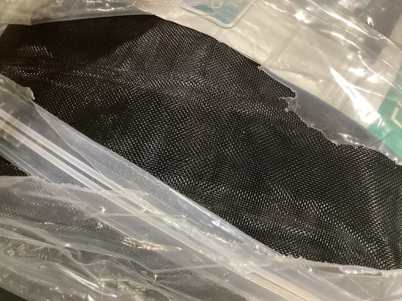 Condition photo showing As Is for reversible side opening magnetic screen door for sliding & french doors,upgraded petg mesh anti-tearing, heavy duty & strong magnetic, pet and kid friendly - screen door 74"x82" fit door size 72"x80"