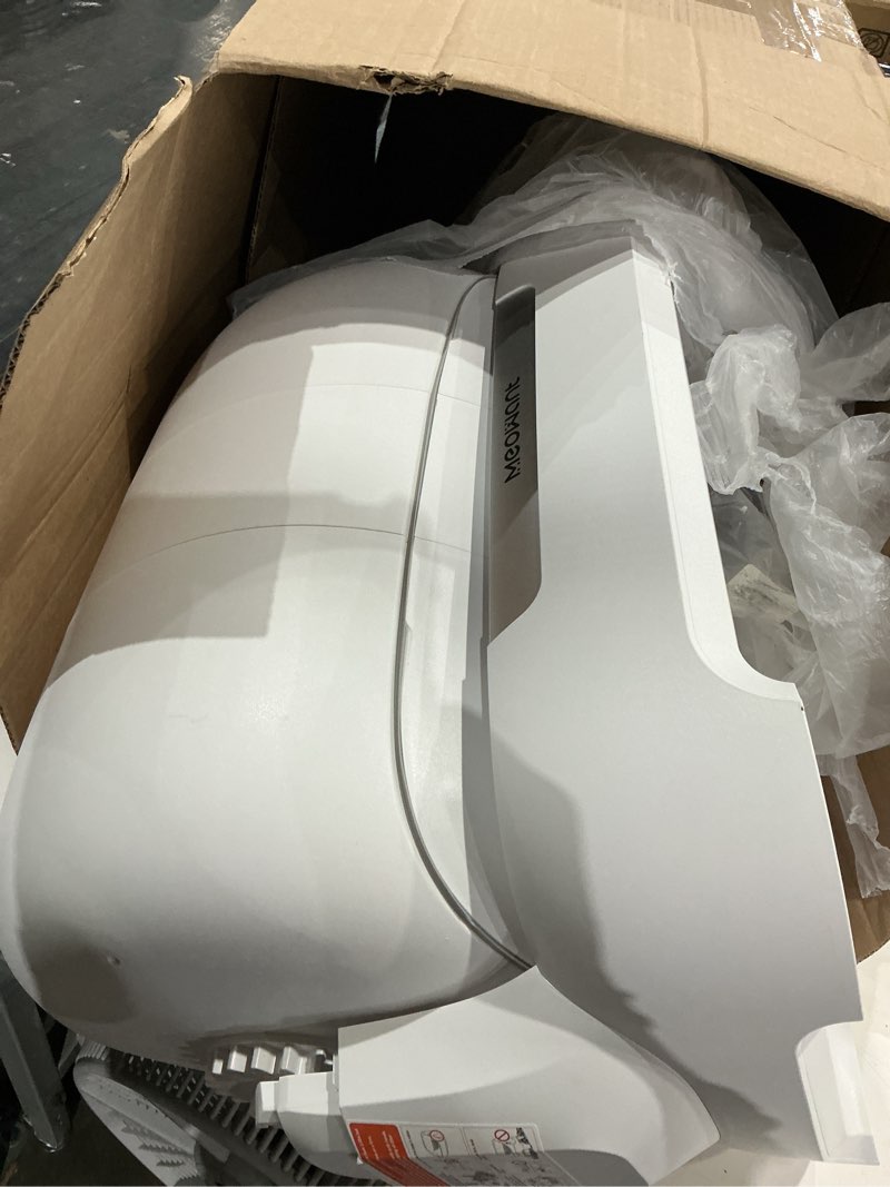 Condition photo showing As Is for meowant self-cleaning cat litter box 