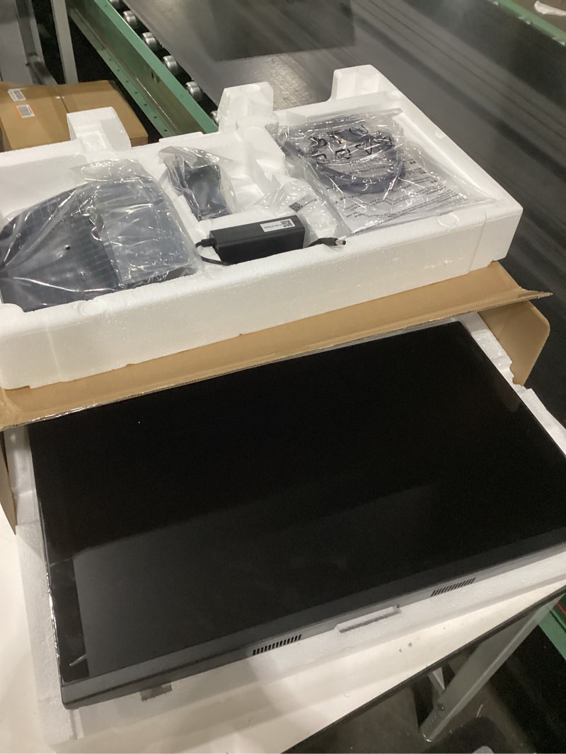 Condition photo showing Good Condition for amazon basics 27 inch monitor, fhd 1080p, 100hz, ips, built-in speakers, vesa compatible, usb ports, black 100hz 27"