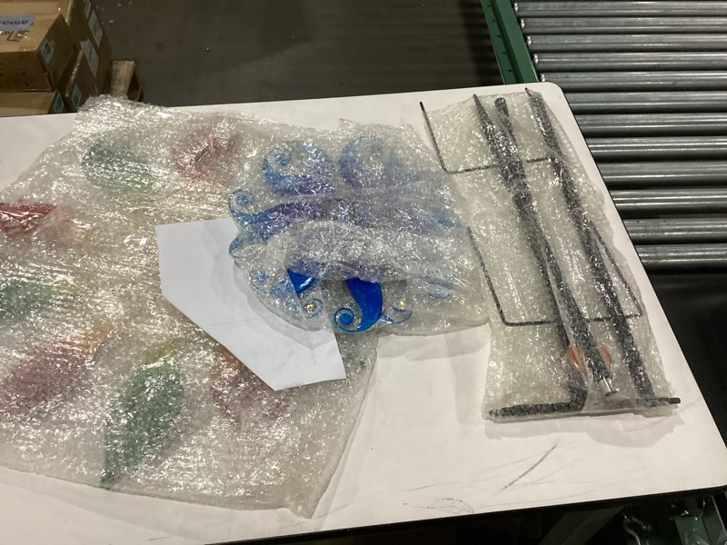 Wind Spinners Yard Decorations Outdoor, 24 Inches Large Windmill Garden Decor for Outside, Metal Win