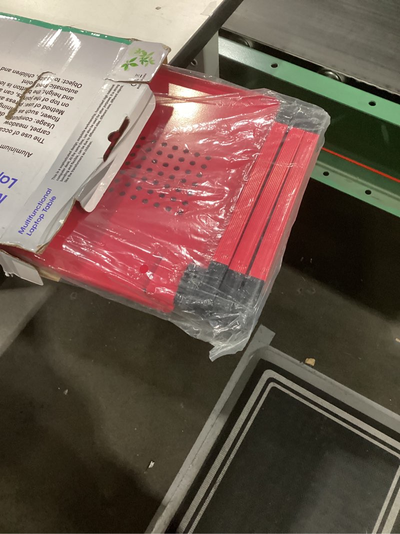 Condition photo showing New/Like New for Adjustable Lap Desk Laptop Computer Portable Multifunctional Ergonomic Vented Table Stand Tray Mount Holder (420 * 260mm with Mouse Pad, Pink)